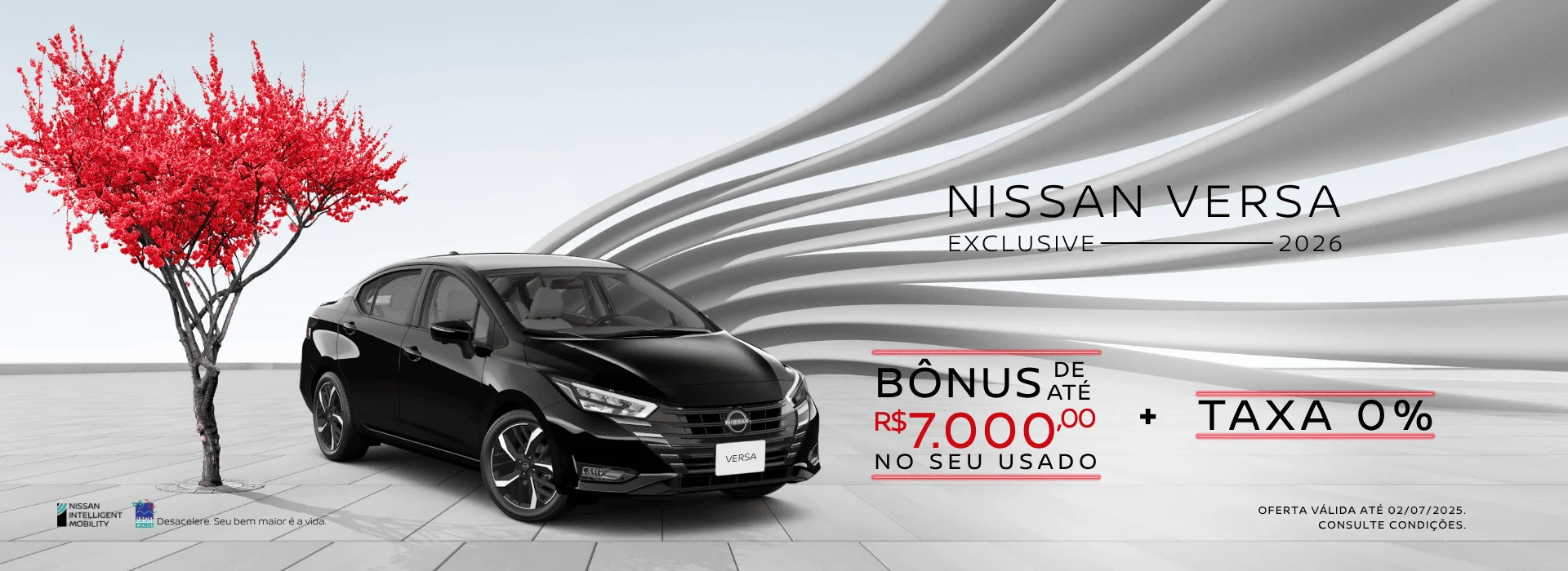 Ofertas Nissan, Itaimbé Nissan, Nissan Versa Exclusive 2026